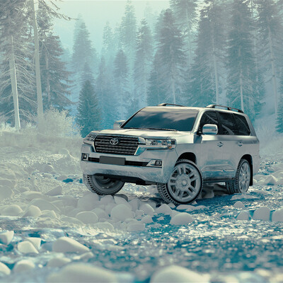 Toyota CG car and Environment