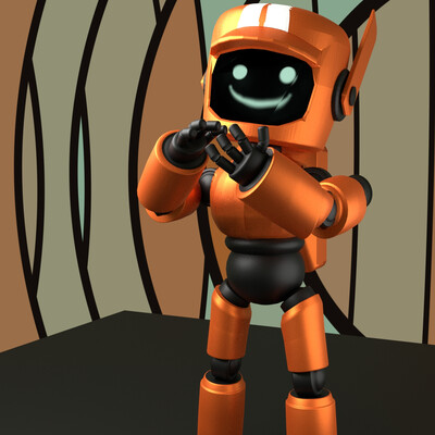 Little cute robot