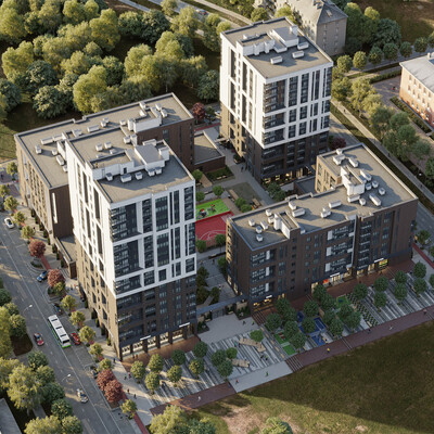 Visualization of the residential complex "Newton" in Perm