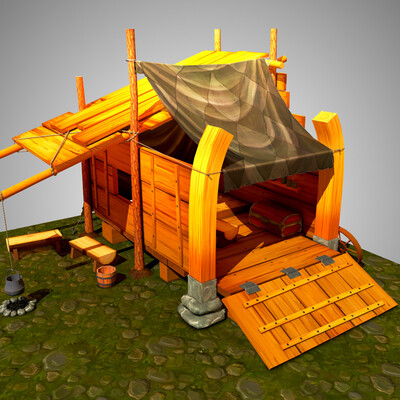 Low-Poly House