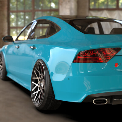 Audi a7 lite stanced