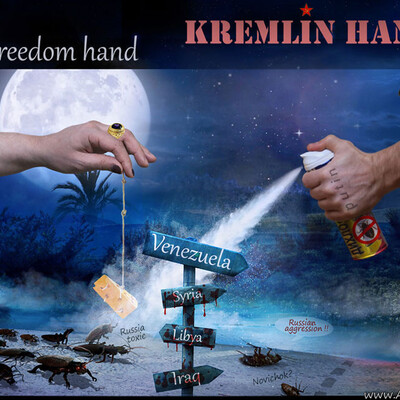 Freedom hand - Kremlin Hand