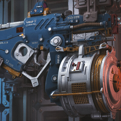 Sci - fi laser gun