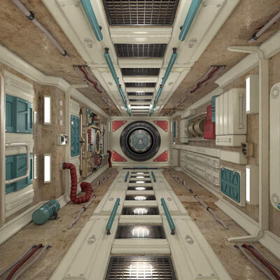 Interior of the spaceship