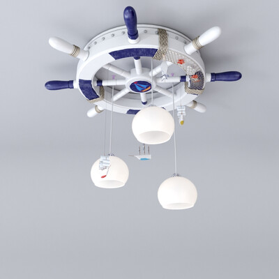 Chandelier in the nautical style
