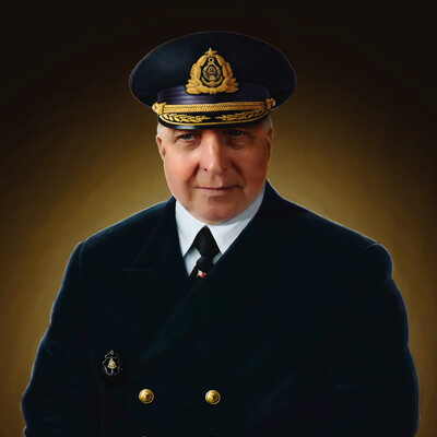 portrait of a deep sea pilot