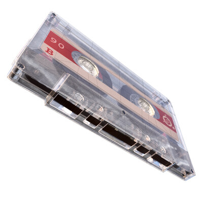 Low poly audio tape