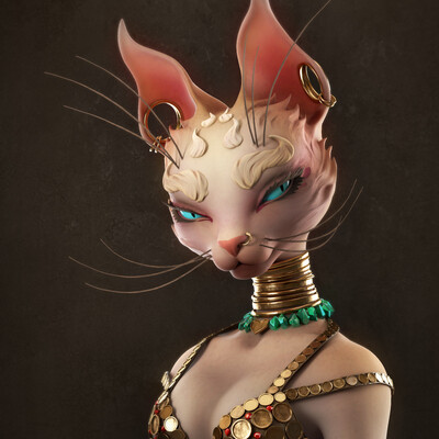 Mysterious cat