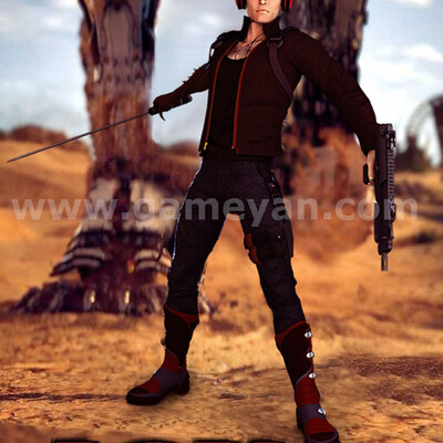 3D Joy male Warrior