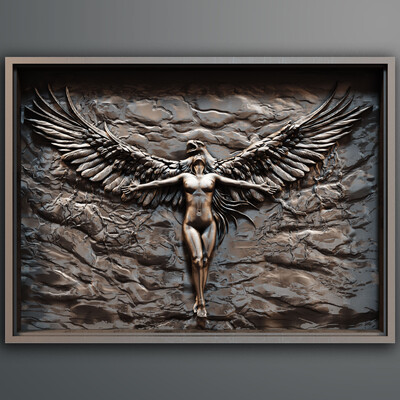 The girl with wings of an eagle