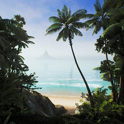 Tropical island