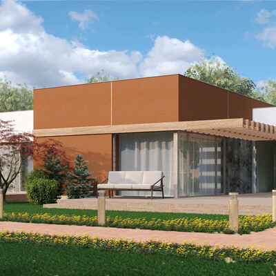 House in a modern style.