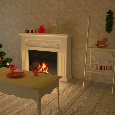 living room for the new year