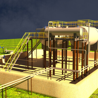 Oil refinery