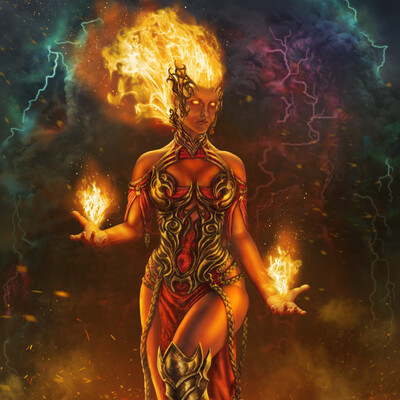 Red Mage-arsonist.