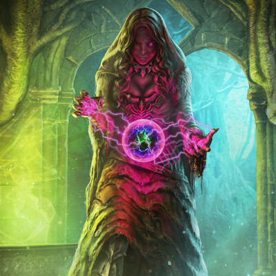 One-eyed sorceress. 