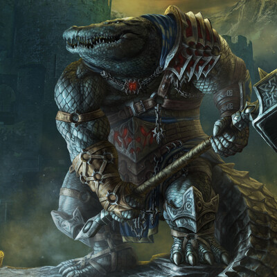 Royal crocodile. 