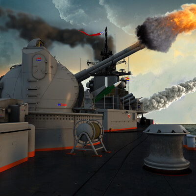 Ship installation AK-130