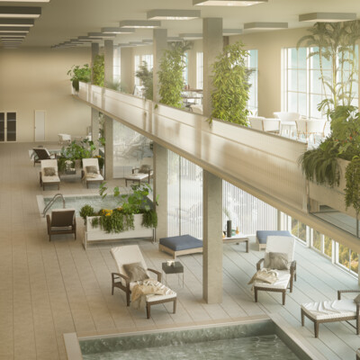The project of the SPA center in Batumi Georgia