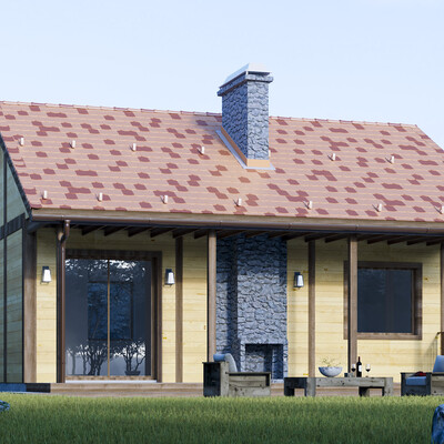 Visualization of a small country house