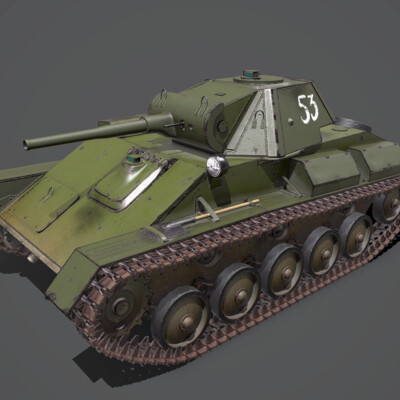 Soviet WWII tank T-70