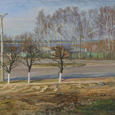 St. Kalinin. Cheboksary. April.