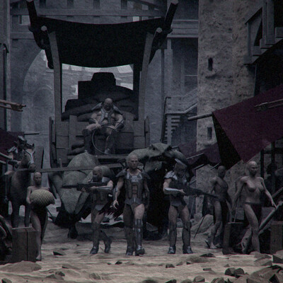 Caravan. Fragments of the old world.