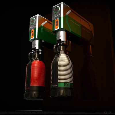 BEERCASE. Project bottling beer in glass containers.