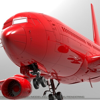 Model (designer) aircraft B-737