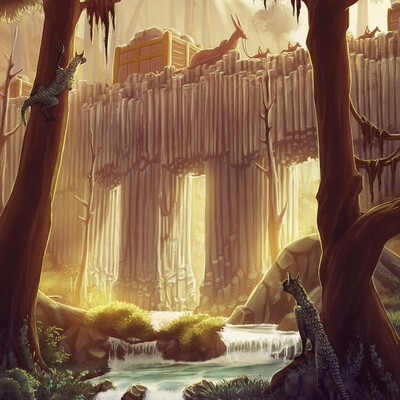 Through the forest