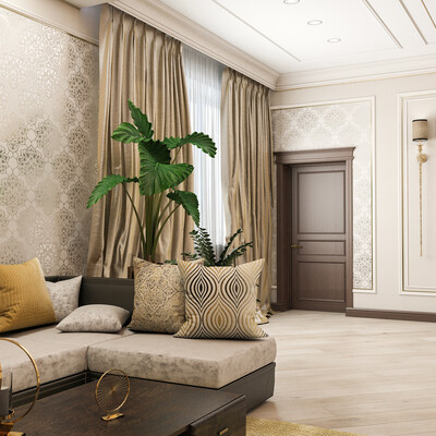 Bedroom and living room design