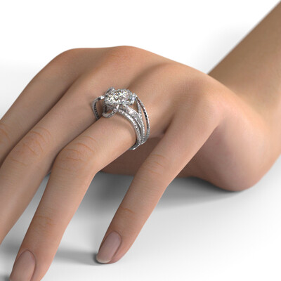 Rings visualizaions on hand