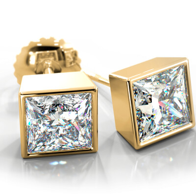 Jewelry visualizations on white background