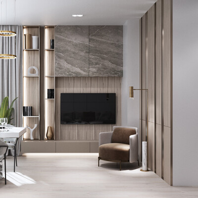 Visualization of an apartment in Ishimbai