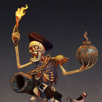 skeleton gunner