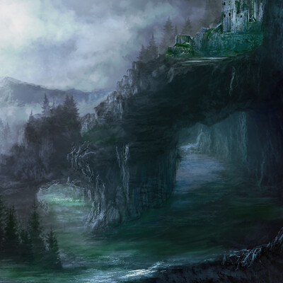 Mountain range.