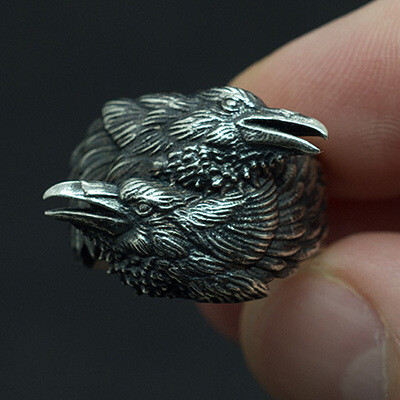 Two Ravens ring