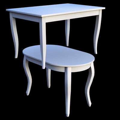 Tables "Capri" and "Marseille-OM", factory "Orymex".