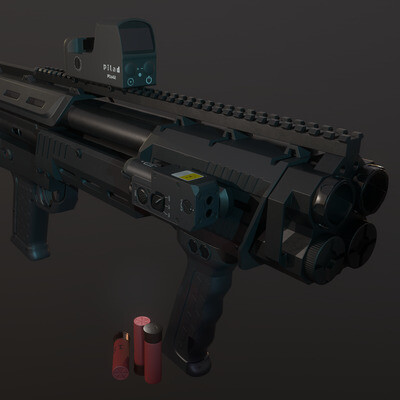 DOUBLE BARREL PUMP SHOTGUN