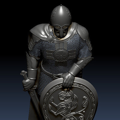 Russian infantry soldier (officer for chess)