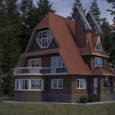 house in the forest
