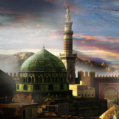 The old city of Medina.