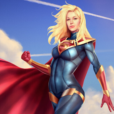 Supergirl Injustice 2 - Melissa Benoist (fan art)