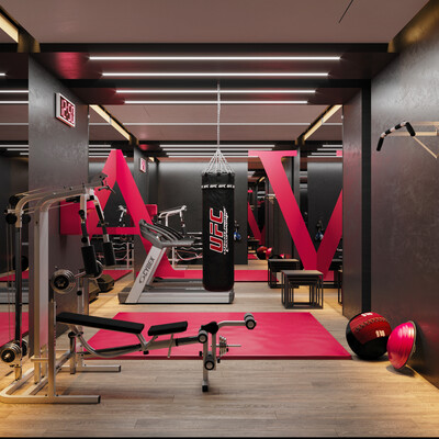 the gym