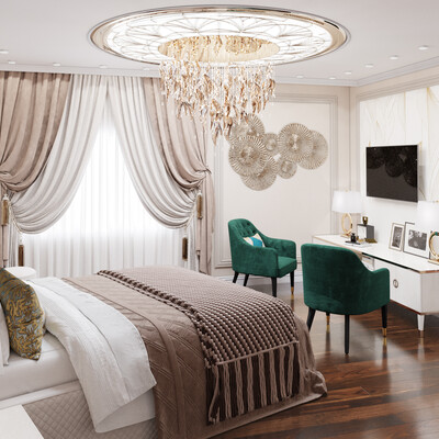Bedroom in classic style