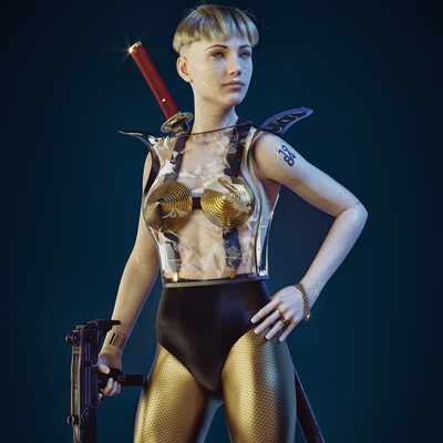 GIRL | CYBERFUNK 1987