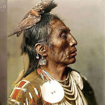 Photo by Edward_Curtis. Medicine Crow, 1908