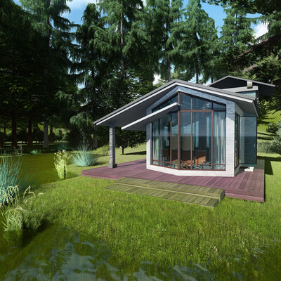 House in wald