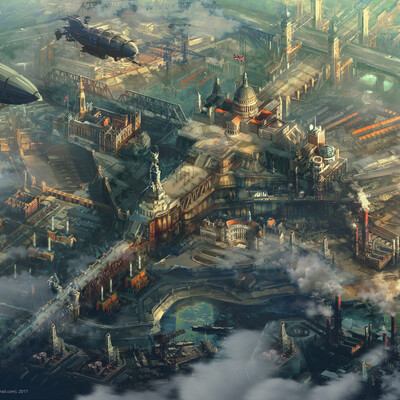 Steampunk Alternative Britain