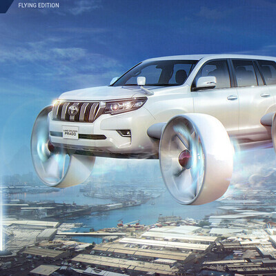 Toyota flying edition